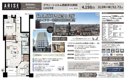 グラン・シャルム西新井大師前 1202号 0