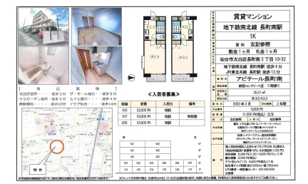 アビテール長町南 103号 0