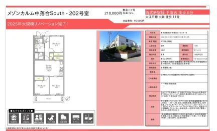 メゾンカルム中落合 202号 0