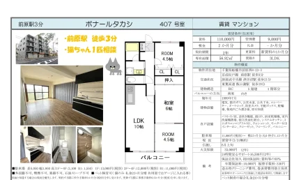 ボナールタカシ 407号 0