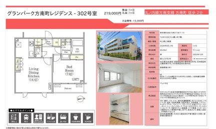 グランパーク方南町レジデンス-302号室 302号 0