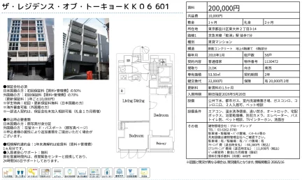 ザ・レジデンス・オブ・トーキョーKK 06 601 601号 0