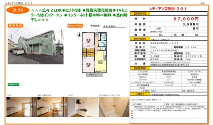 レディアンス熊谷 201 201号 0