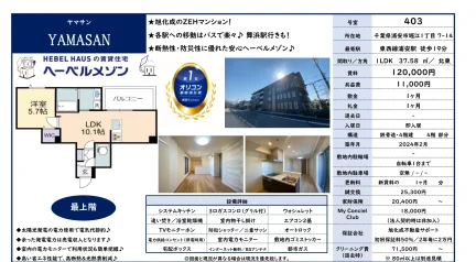 ヘーベルメゾン 403号 0