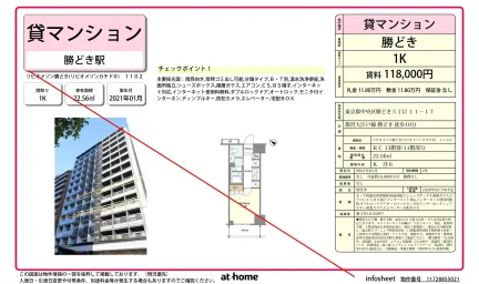リビオメゾン勝どき 1102 0