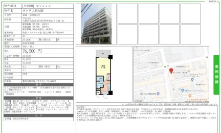 ラクラス新大阪 1006号 0