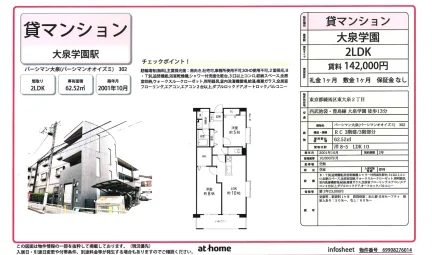 パーシマン大泉(パーシマンオオイズミ) 302 302号 0