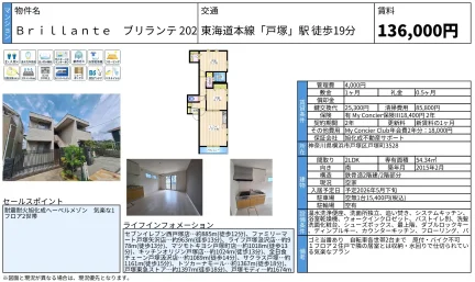ブリランテ 202号 0