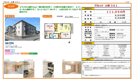 セジュールオッツ 301号 0