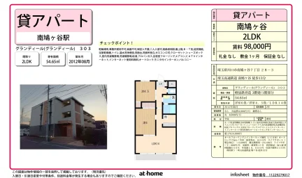 グランディール 303号 0