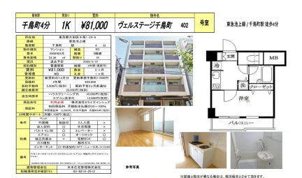 ヴェルステージ千鳥町 400 400号 0
