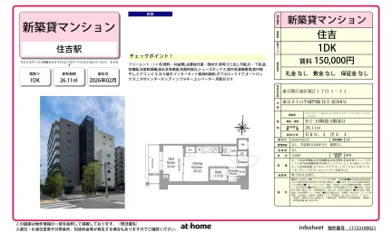 ウエリスアーバン住吉EAST 0
