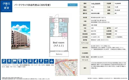 パークフラッツ渋谷代官山 305号 0
