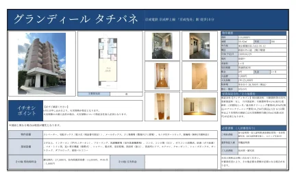 グランディール タチバネ 206号 0