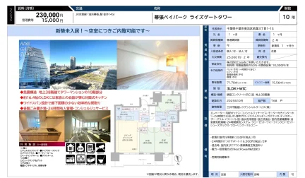 幕張ベイパーク ライズゲートタワー 10階 0