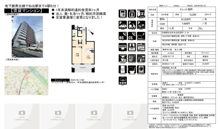 エレット長町 1305号 0
