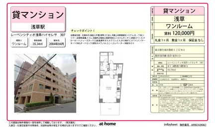 レーベンシティオ浅草ハイセレサ 0