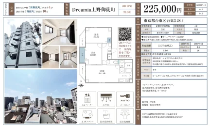 Dreamia上野御徒町 801号 0