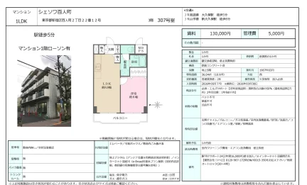 シェソワ百人町 307号 0
