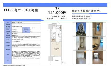 BLESS 亀戸-0408号室 0408号 0