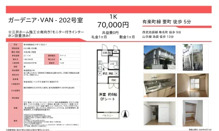 ガーデニア・VAN 202号室 202号 0