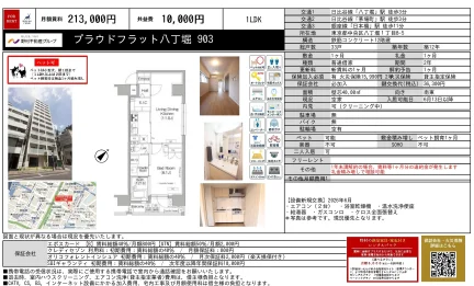 プラウドフラット八丁堀 903 903号 0