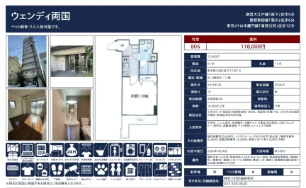ウェンディ両国 805号 0