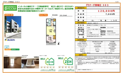 グラナーデ西瑞江 303号 0