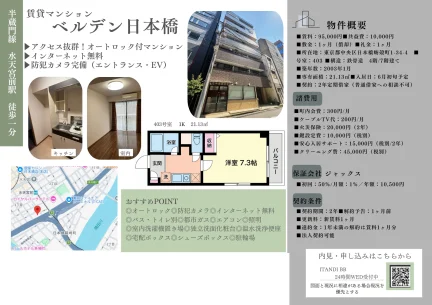 オートロック付マンション 403号 0