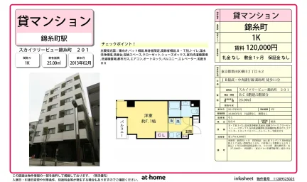 Studio Condo in Yokokawa 0