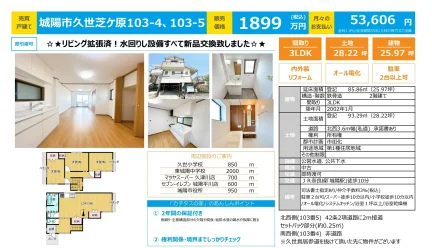 城陽市久世芝ケ原103-4、103-5 0