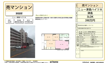 ニュー津島ハイツA 1号 0