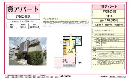 パークステージ戸越 201 201号 0