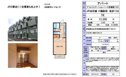 アフォリステーションノース壱番館 103号 0