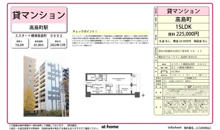 Modern 1SLDK Condo Near Station in Tobehoncho 0