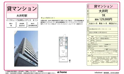 パークキューブ大井町レジデンス 0