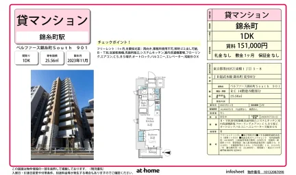 ベルファース錦糸町Ｓｏｕｔｈ 0