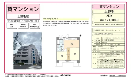 Uハイツ上野毛 302号 0