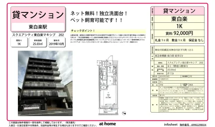 スクエアシティ東白楽マキシブ 0