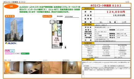 ホウエイコート秋葉原 0202 0202号 0