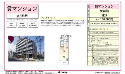 パウスフラッツ品川大井町 406号 0