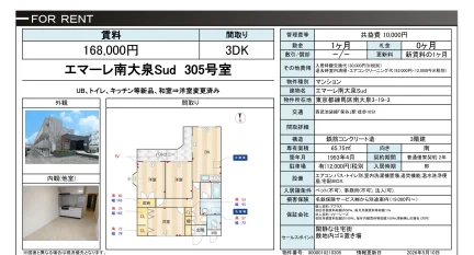エマーレ南大泉Sud 305号 0