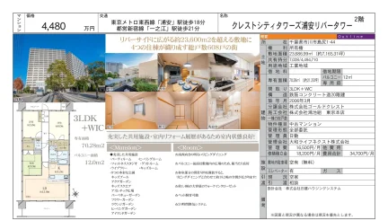 クレストシティタワーズ浦安リパータワー 2階 0