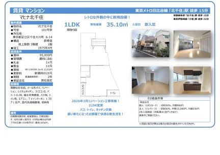 マヒナ北千住 101号 0