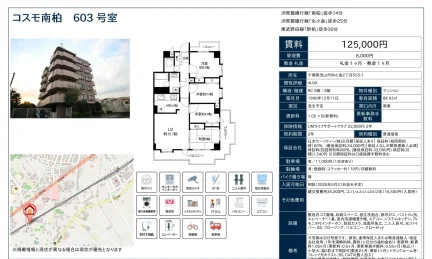 コスモ南柏 603号室 0