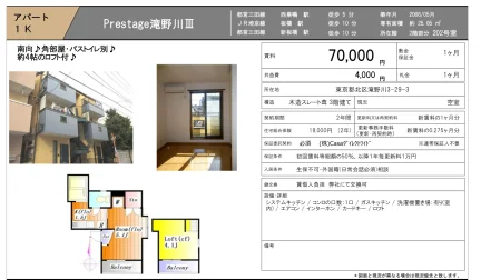 Prestage滝野川Ⅱ 202号 0
