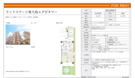 ランドステージ東大島エグゼタワー 101号室 0