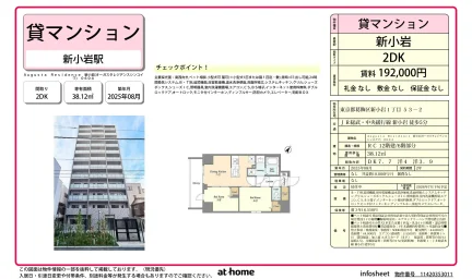 オーガスタレジデンス新小岩 0604号 0