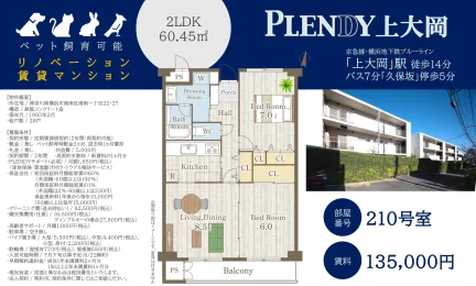 PLENDY上大岡 210号 0