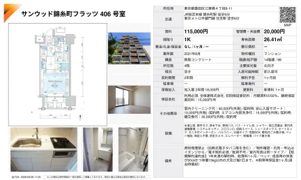 サンウッド錦糸町フラッツ 406号室 406号 0